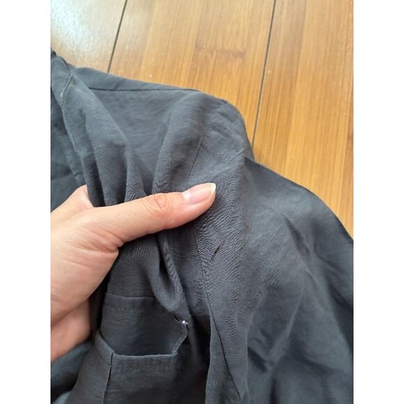 MAEVE Womens Jemima Carbon Gray Utility Drawstring Midi Shirt Dress Size US 2 - Picture 5 of 9